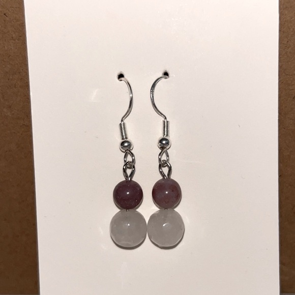 Handmade drop earrings. - Picture 2 of 2